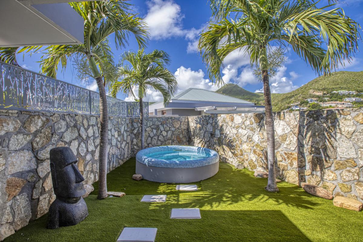 Location Villa Baie Orientale Saint Martin-pztit jardin-30